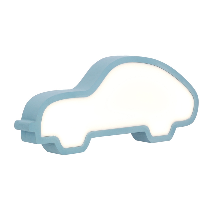 LED Detská stolná lampa CAR LED/11W/230V modrá