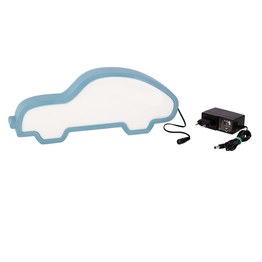LED Detská stolná lampa CAR LED/11W/230V modrá