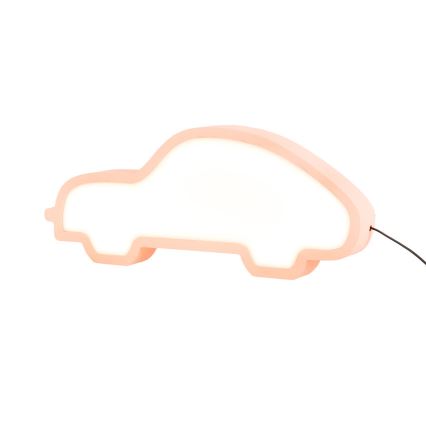 LED Detská stolná lampa CAR LED/11W/230V ružová