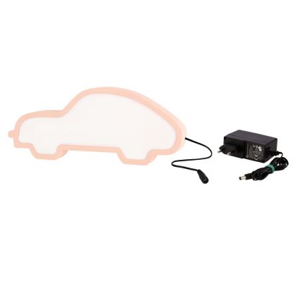 LED Detská stolná lampa CAR LED/11W/230V ružová