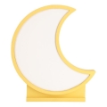 LED Detská stolná lampa MOON LED/12W/230V žltá