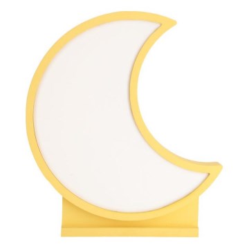 LED Detská stolná lampa MOON LED/12W/230V žltá