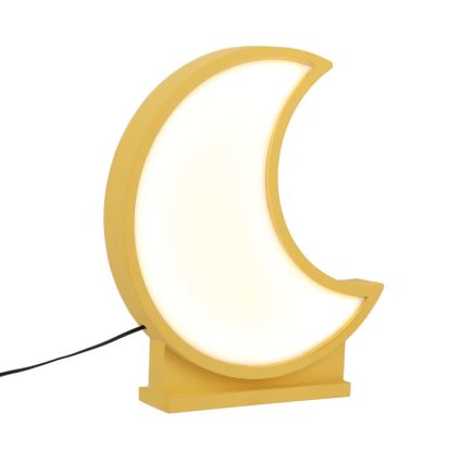 LED Detská stolná lampa MOON LED/12W/230V žltá