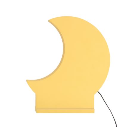 LED Detská stolná lampa MOON LED/12W/230V žltá