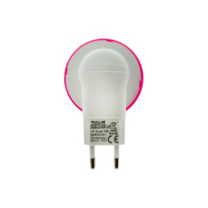 LED Detské nočné svetlo so senzorom súmraku LED/0,5W/230V muchotrávka