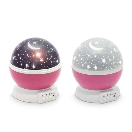 LED Detský projektor LED/4W/4xAAA