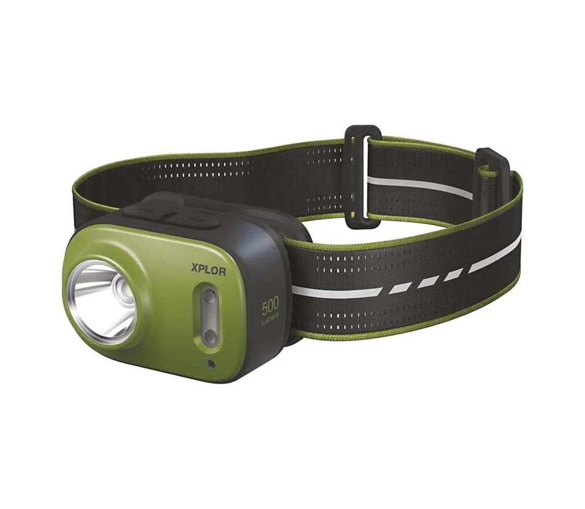 LED dobíjateľná čelovka USB 1600 mAh IPX6 P8567