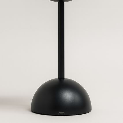 LED dobíjateľná dotyková stolná lampa COSTA LED/3W/5V 2400 mAh 3000-6000K čierna