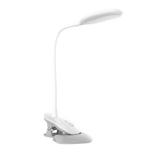 LED Dotyková stmievateľná stolná lampa  s klipom LED/3W/230V