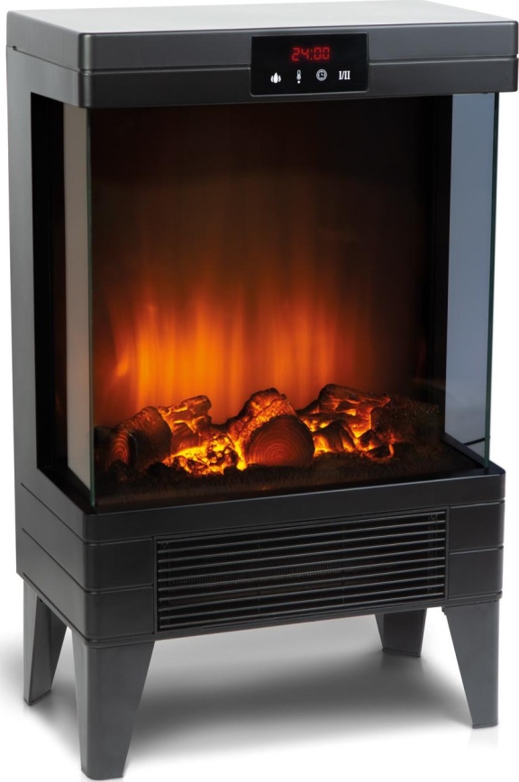 LED elektrický krb s vykurovacou funkciou LED/2000W/230V + diaľkové ovládanie