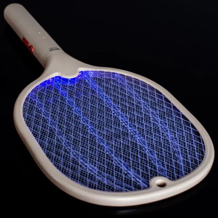 LED Elektrický lapač hmyzu 2v1 500 mAh/5V béžová
