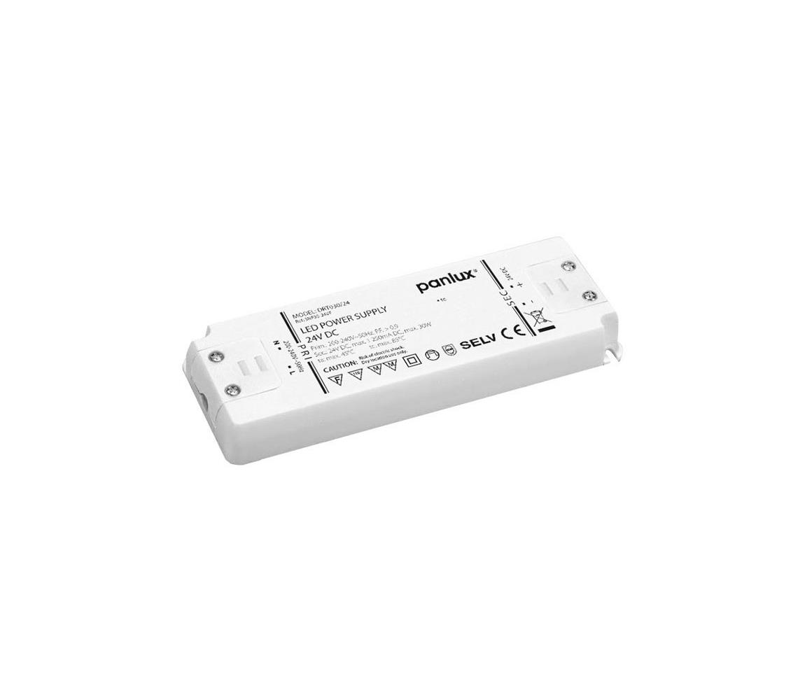 LED elektronický transformátor 30 W/230/24 V DRT030/24