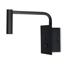 LED Flexibilná nástenná lampa s USB portom LED/3W/230V