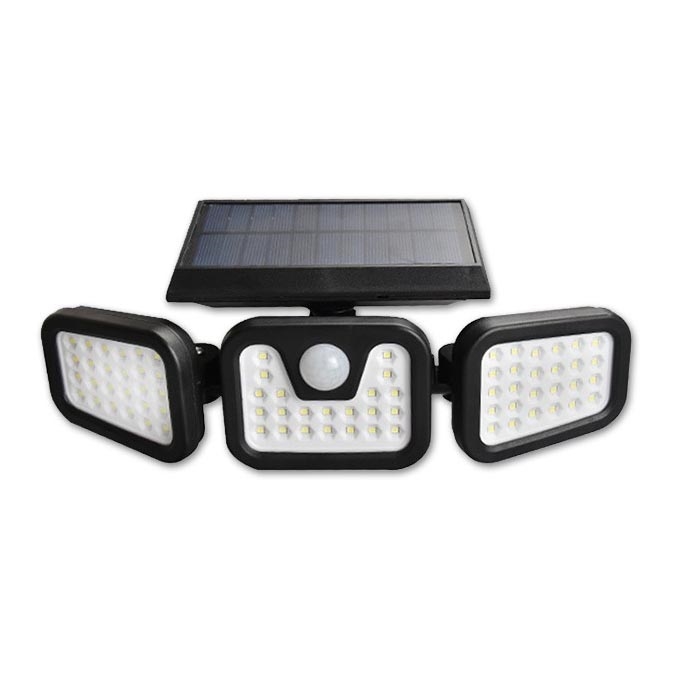 LED Flexibilný solárny reflektor so senzorom LED/15W/3,7V 2400 mAh IP54 4500K