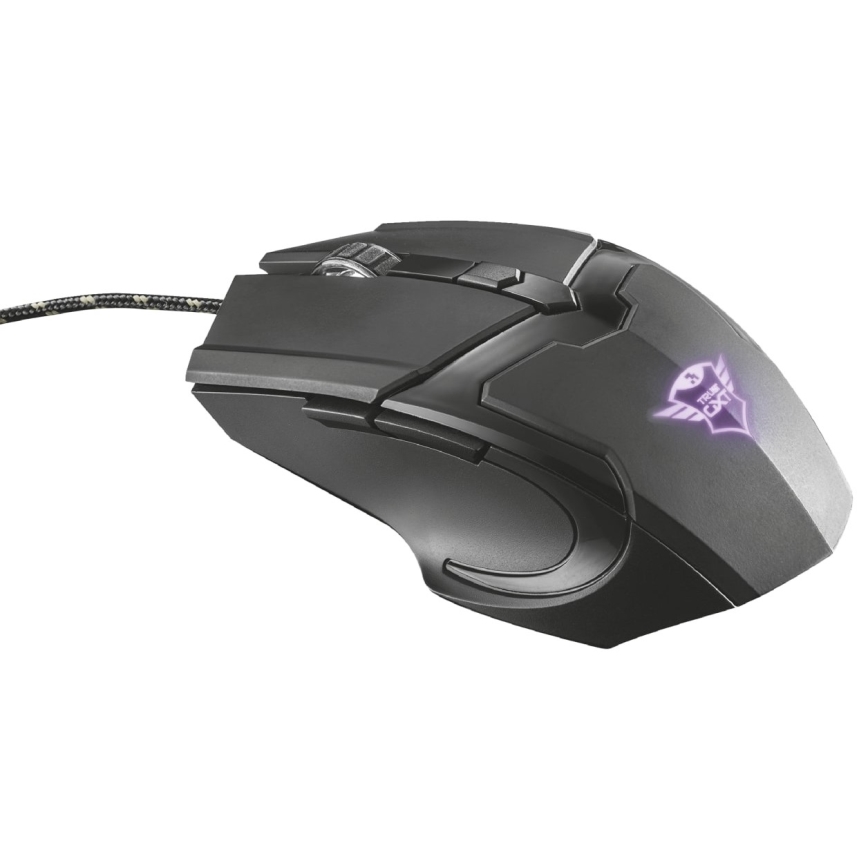 LED Herná myš 600-4800 DPI 6 tlačidiel
