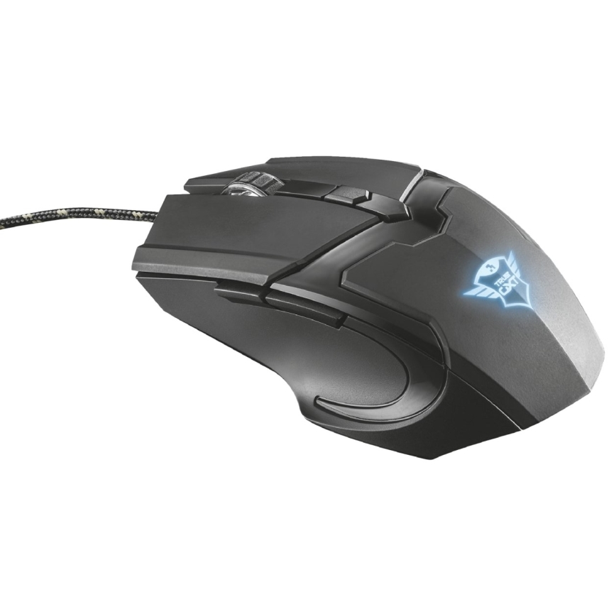 LED Herná myš 600-4800 DPI 6 tlačidiel