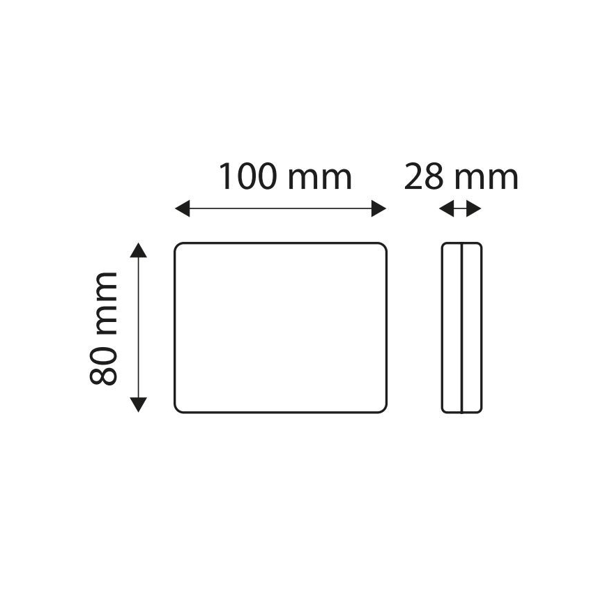 LED Hmlové svetlo SINGLE LED/1,9W/12V IP67 červená