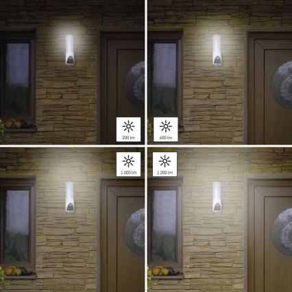 LED Inteligentná vonkajšia kamera so svetlom GoSmart LED/12W/230V IP65 Wi-Fi Tuya biela