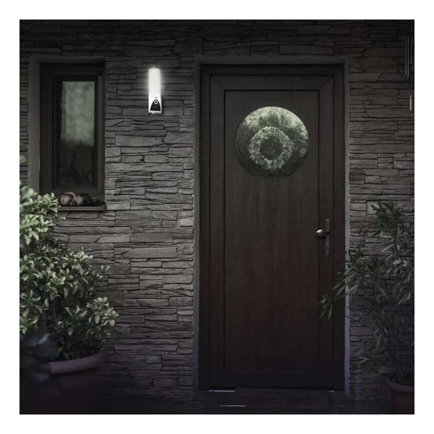 LED Inteligentná vonkajšia kamera so svetlom GoSmart LED/12W/230V IP65 Wi-Fi Tuya biela