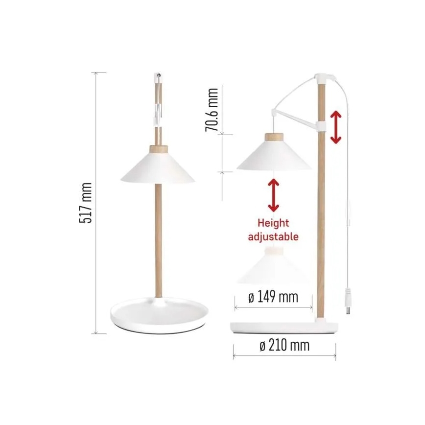 LED interiérová lampa na pestovanie rastlín GROW LED/7W/5V