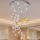 LED Krištáľové stropné svietidlo AVARA LED/24W/230V pr. 40 cm lesklý chróm + diaľkové ovládanie