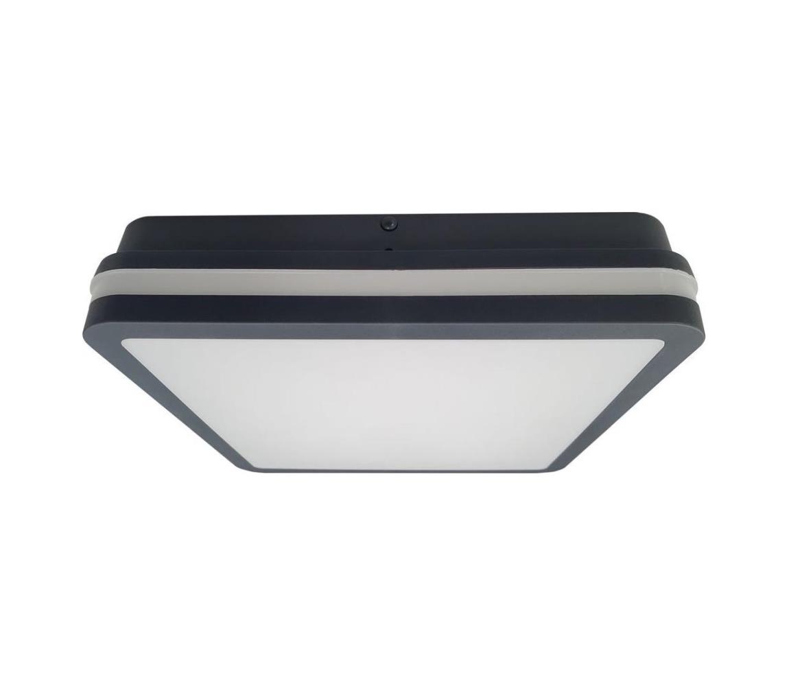  LED Kúp. stropné svietidlo ELLÉ LED/24W/230V 3000/4000/6500K 26x26 cm IP54 antr 