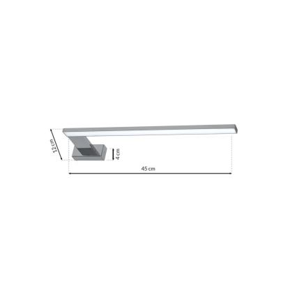 LED Kúpeľňové nástenné svietidlo SHINE 1xLED/11W/230V IP44