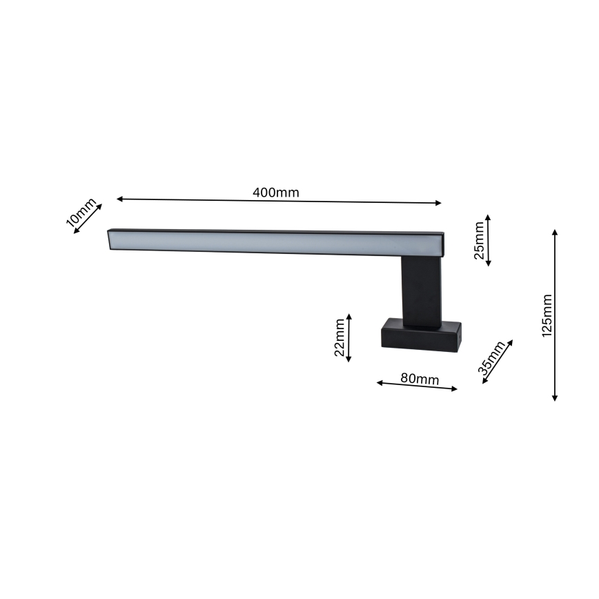 LED Kúpeľňové nástenné svietidlo SHINE 1xLED/11W/230V IP44