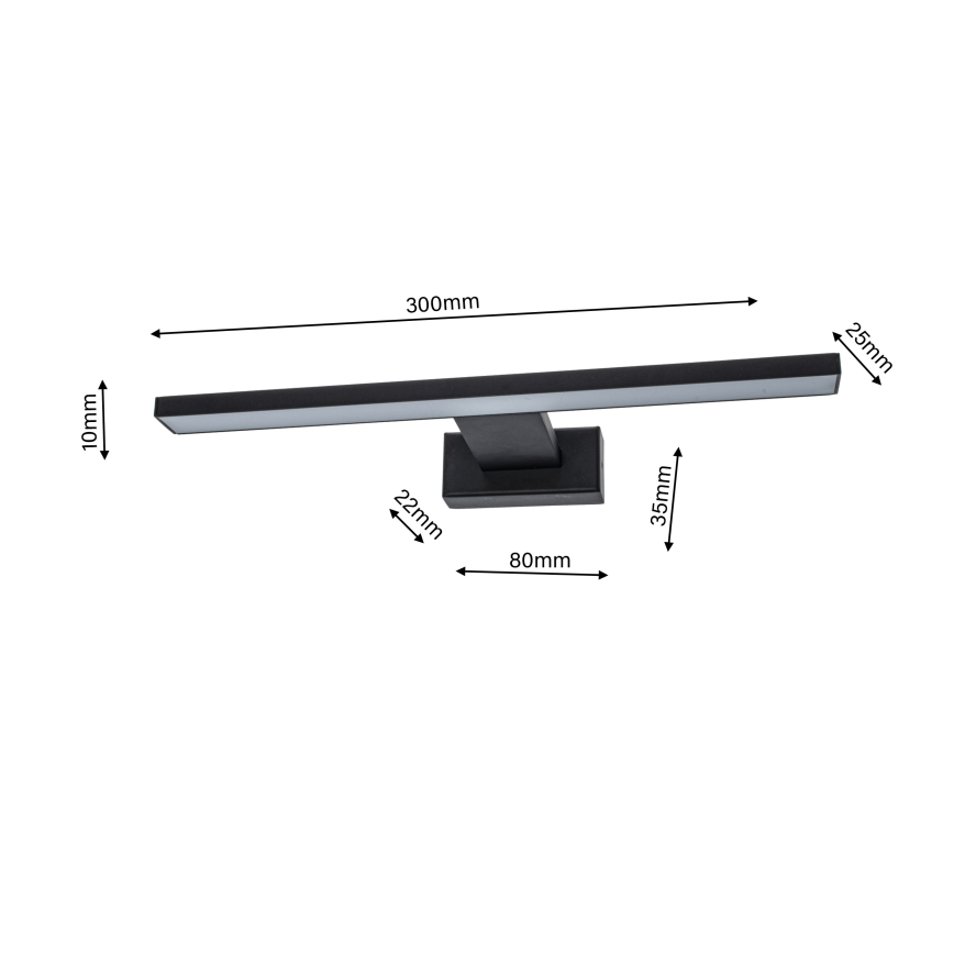 LED Kúpeľňové nástenné svietidlo SHINE 1xLED/7W/230V IP44