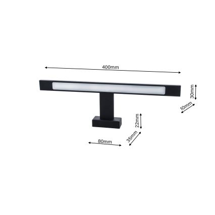 LED Kúpeľňové nástenné svietidlo SHINE 1xLED/7W/230V IP44