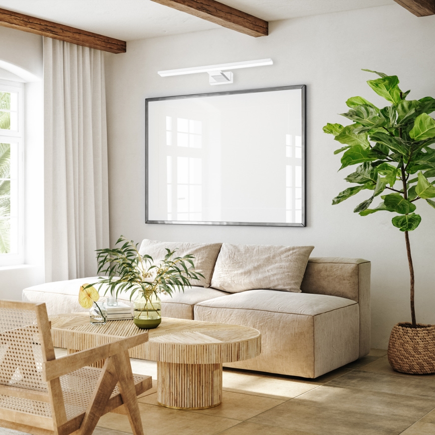LED Kúpeľňové nástenné svietidlo SHINE LED/13,8W/230V 60 cm IP44 biela