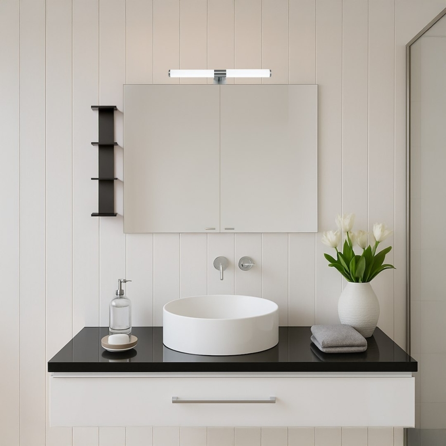 LED kúpeľňové osvetlenie na zrkadlo APA LED/6W/230V 40 cm IP44 lesklý chróm