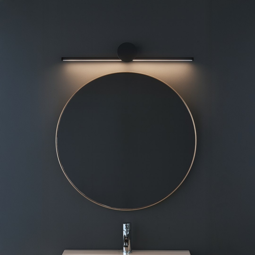LED kúpeľňové osvetlenie na zrkadlo ARTIST LED/6W/230V 40 cm IP44 čierne