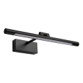 LED kúpeľňové osvetlenie na zrkadlo MIRROR LED/6W/230V 4000K IP44 40 cm čierne