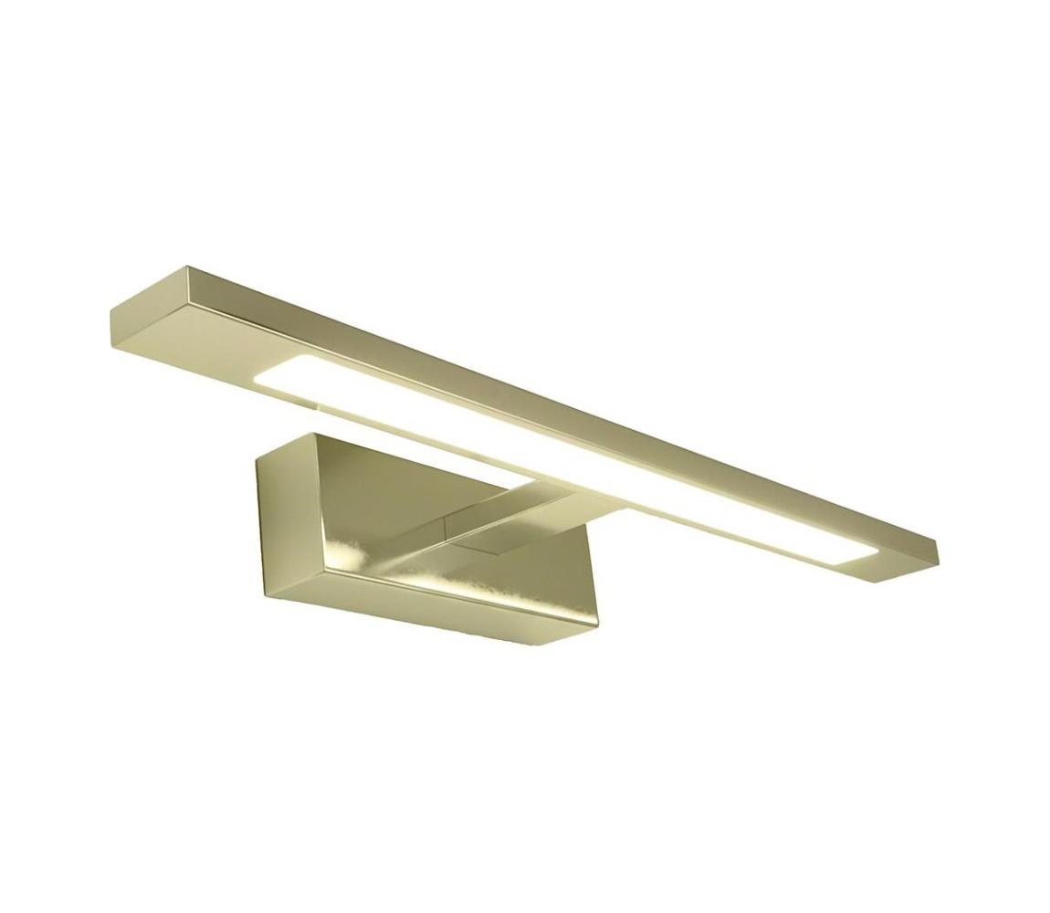 LED kúpeľňové osvetlenie nad zrkadlo KLIMT, 8 W, 230 V, 3000/4000/6000 K, 40 cm, IP44, zlaté ML2041