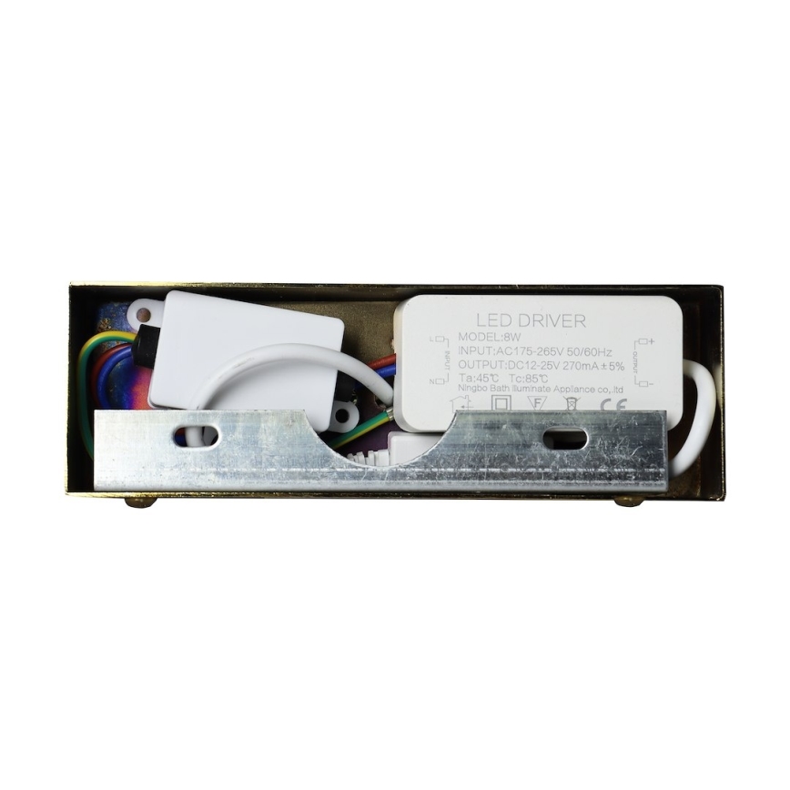 LED osvetlenie zrkadla do kúpeľne KLIMT LED/8W/230V 3000/4000/6000K 40 cm IP44 zlatá