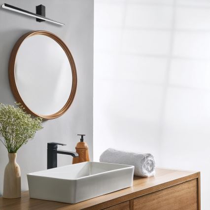 LED Kúpeľňové osvetlenie zrkadla ARTEMIS LED/13,8W/230V 4000K 60 cm IP44 čierna