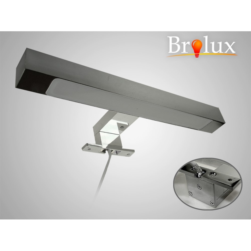 LED kúpeľňové osvetlenie zrkadla ENGIS LED/7,2W/230V 30 cm IP44 lesklý chróm