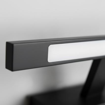 LED osvetlenie zrkadla do kúpeľne KLIMT LED/12W/230V 3000/4000/6000K 60 cm IP44 čierne