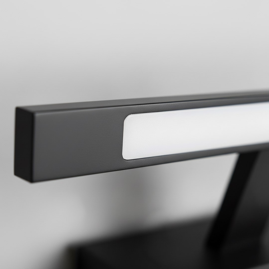 LED osvetlenie zrkadla do kúpeľne KLIMT LED/12W/230V 3000/4000/6000K 60 cm IP44 čierne