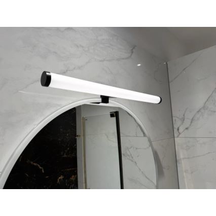 LED kúpeľňové osvetlenie zrkadla LED/12W/230V 59,5 cm IP44 čierna