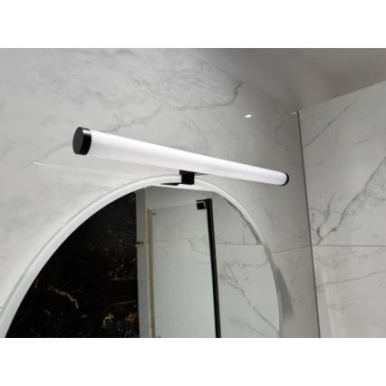 LED kúpeľňové osvetlenie zrkadla LED/12W/230V 59,5 cm IP44 čierna