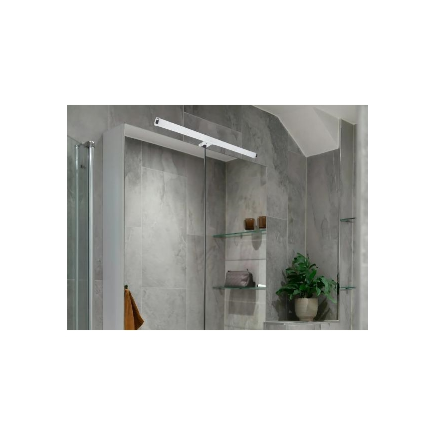 LED kúpeľňové osvetlenie zrkadla LED/12W/230V 59,5 cm IP44 lesklý chróm