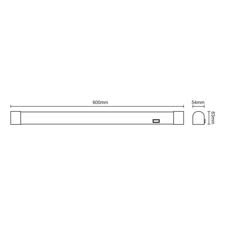 LED Kúpeľňové osvetlenie zrkadla LED/15W/230V 4000K IP44