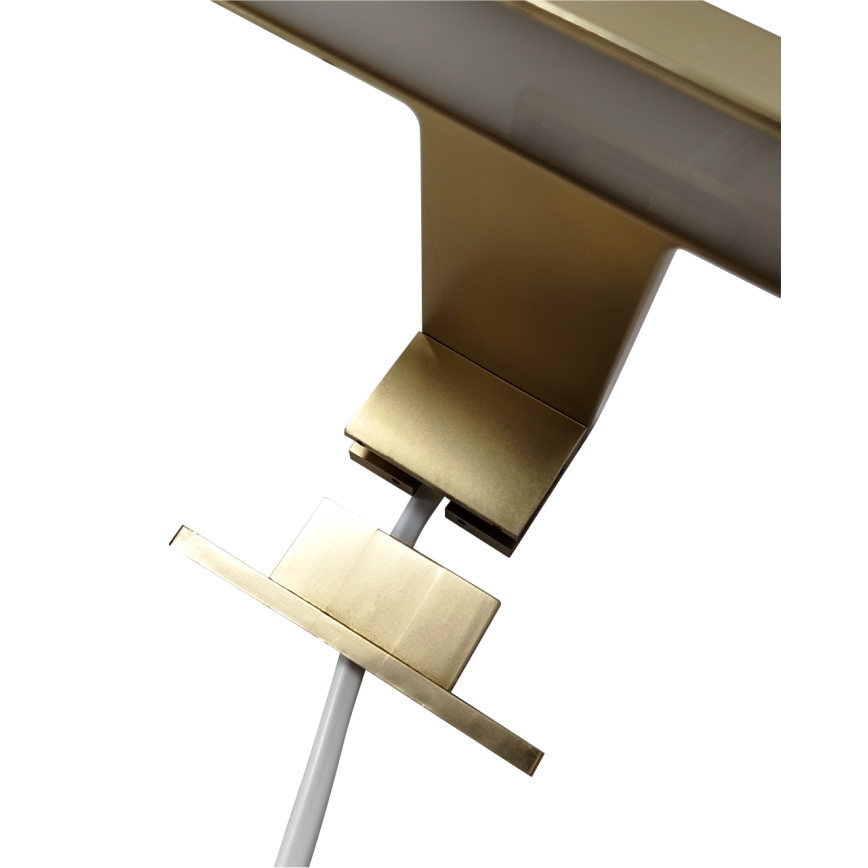 LED Kúpeľňové osvetlenie zrkadla LED/8W/230V 4000K 50 cm IP44 matná zlatá