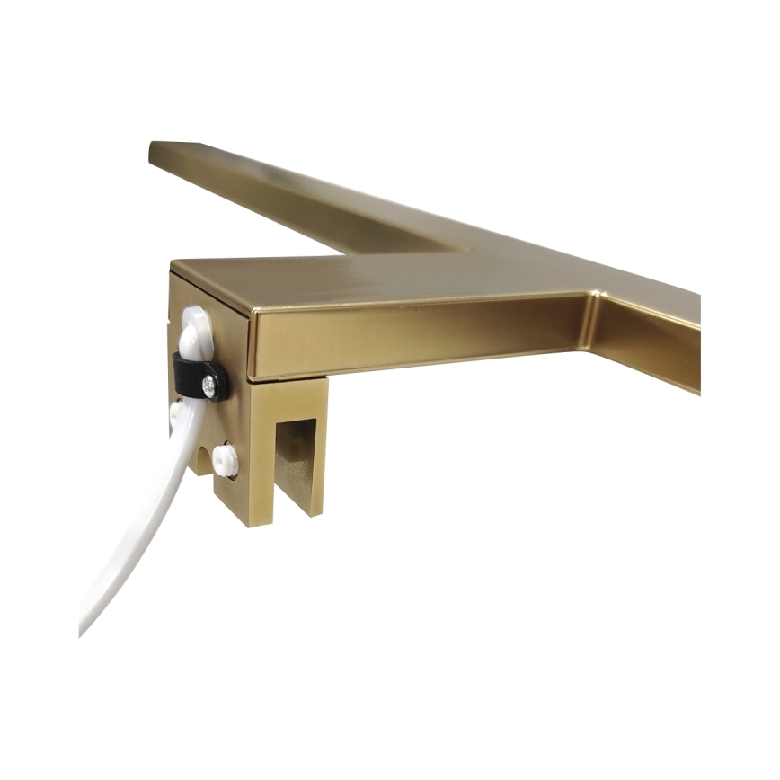 LED Kúpeľňové osvetlenie zrkadla LED/8W/230V 4000K 50 cm IP44 matná zlatá