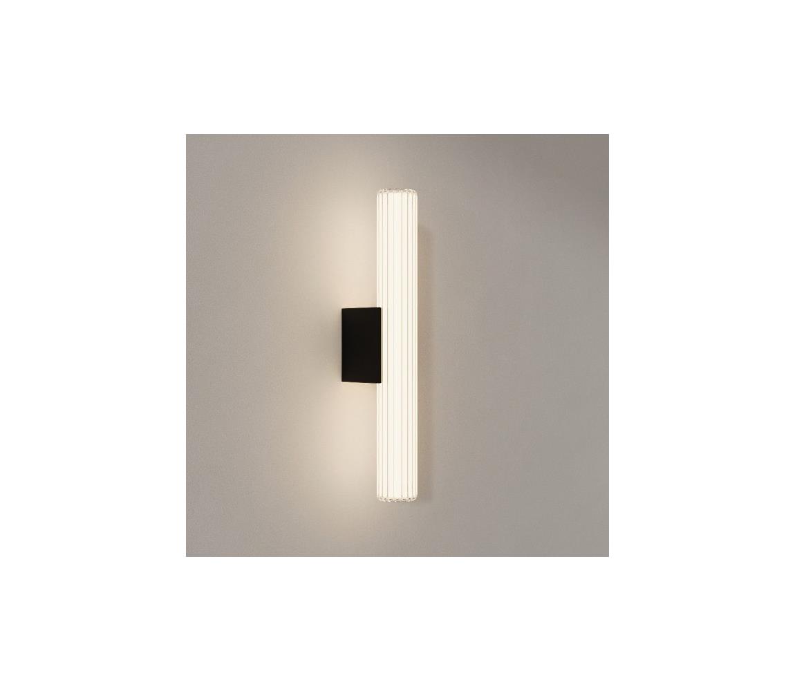 Light Prestige LED Kúpeľňové osvetlenie zrkadla LINEA LED/8W/230V 3000/4000/6000K IP44 45 cm čierne LP-0510/1W-45 BK