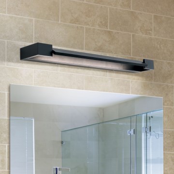 LED Kúpeľňové osvetlenie zrkadla MARILYN LED/18W/230V 60 cm IP44 čierna