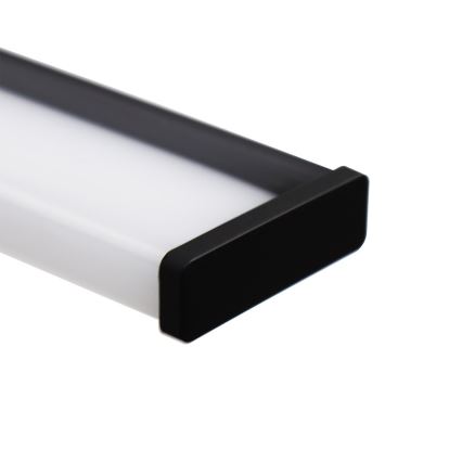 LED Kúpeľňové osvetlenie zrkadla MIRORE LED/8W/230V 40 cm IP44 čierna