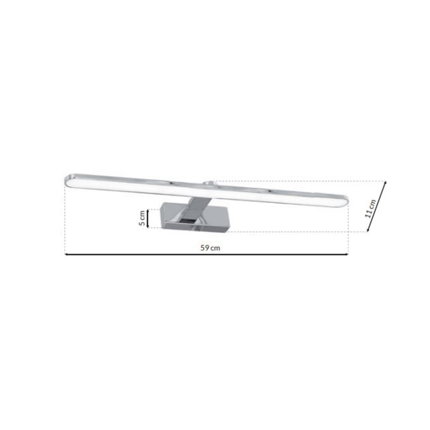 LED Kúpeľňové osvetlenie zrkadla SPLASH LED/12W/230V IP44